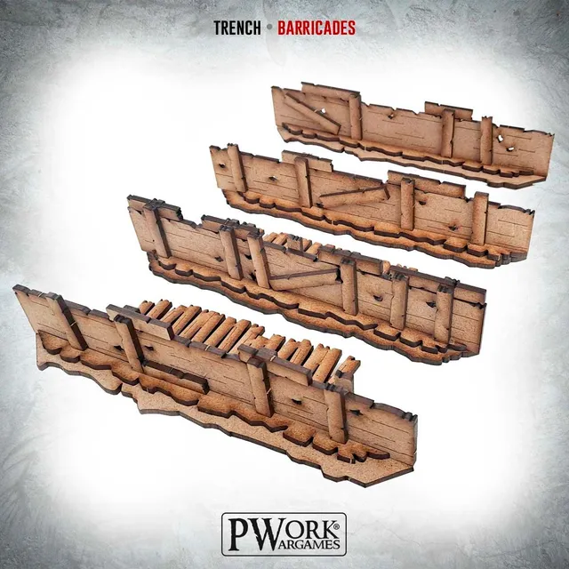 ak-interactive-mdf-scenery-trench-barricades-barricate-da-trincea-in-mdf image 1
