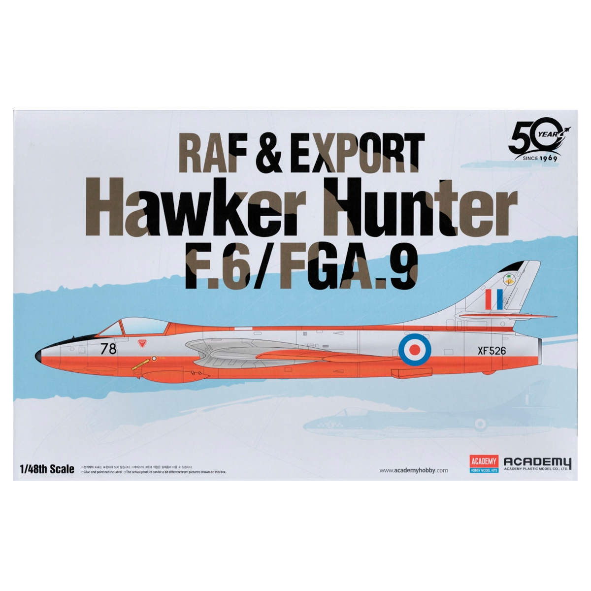 ak-interactive-1-48-raf-export-hawker-hunter-f-6-fga-9-kit-aereo image 1