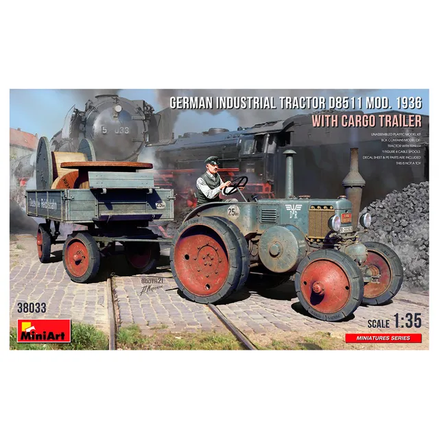 ak-interactive-1-35-german-industrial-tractor-d8511-mod-1936-con-rimorchio-e-fig image 1