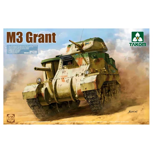 ak-interactive-1-35-m3-grant-carro-armato-medio-britannico image 1