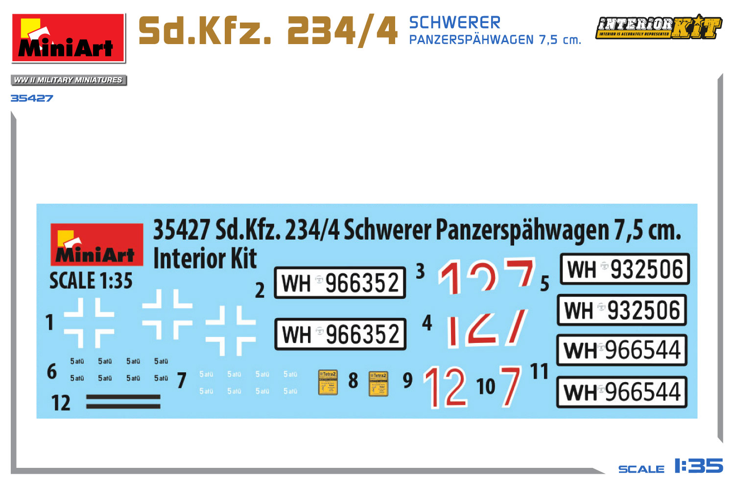 ak-interactive-1-35-sd-kfz-234-4-schwerer-panzerspahwagen-7-5-cm-interior-kit-2 image 2