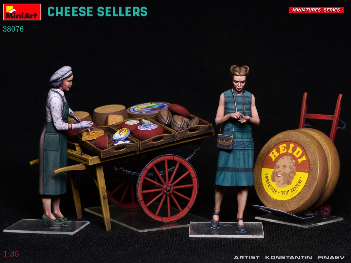 ak-interactive-1-35-cheese-sellers-kit-di-modellismo-con-figure image 8