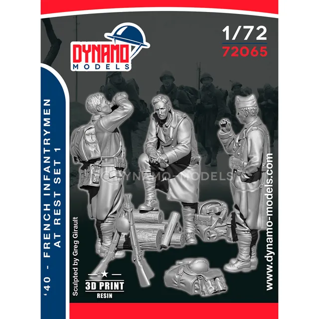 ak-interactive-1-72-1940-french-infantrymen-at-rest-set-1-figure-in-scala-1-72 image 1