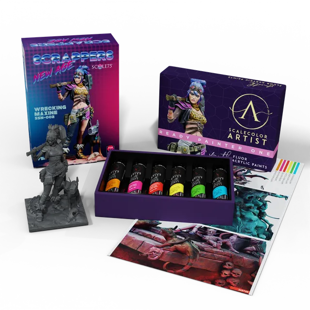 scale75-pack-ready-painter-one-wrecking-maxine-ssn-002-set-colori-figura image 1