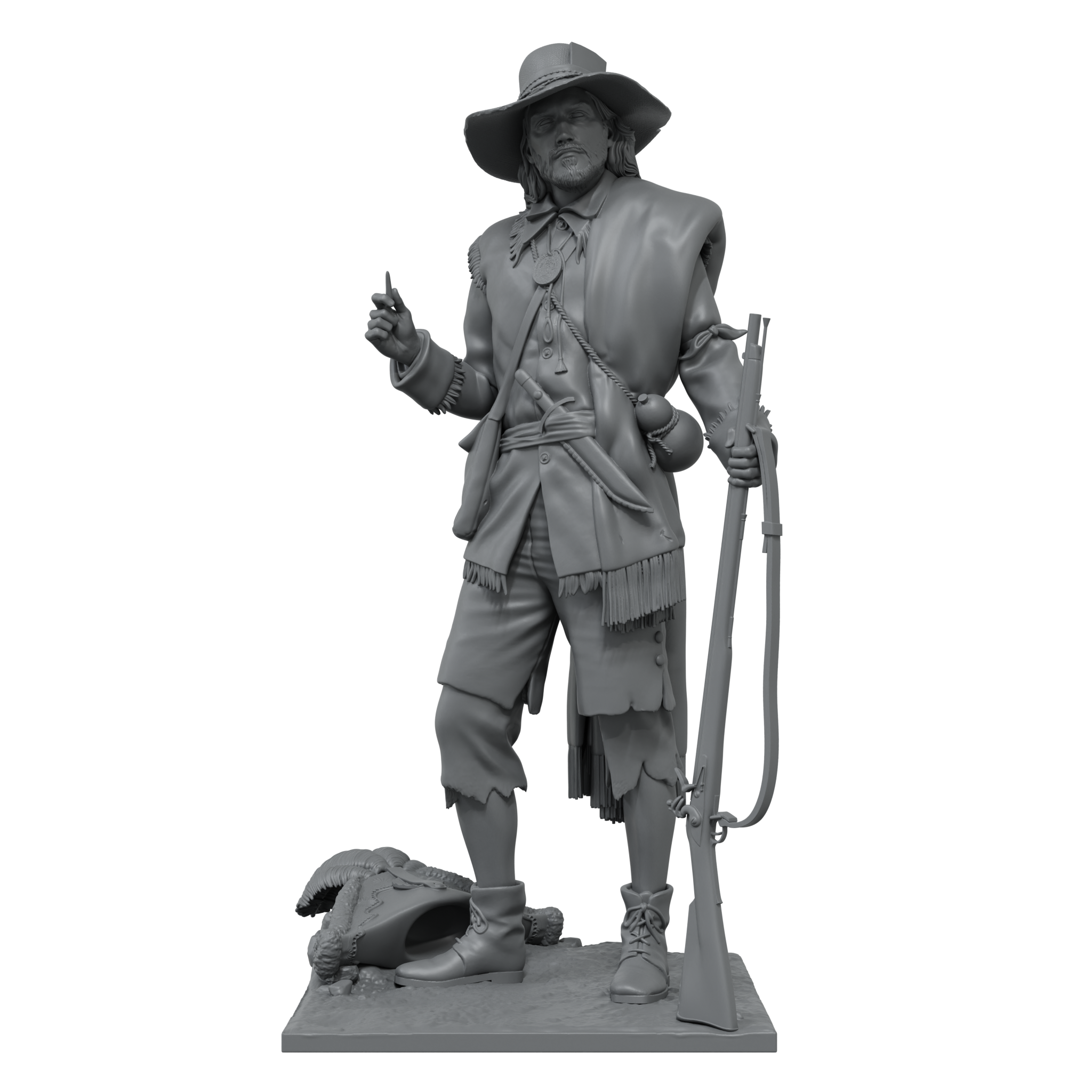 scale75-tejano-volunteer-seguin-s-company-miniatura-storica-75mm-in-resina image 3