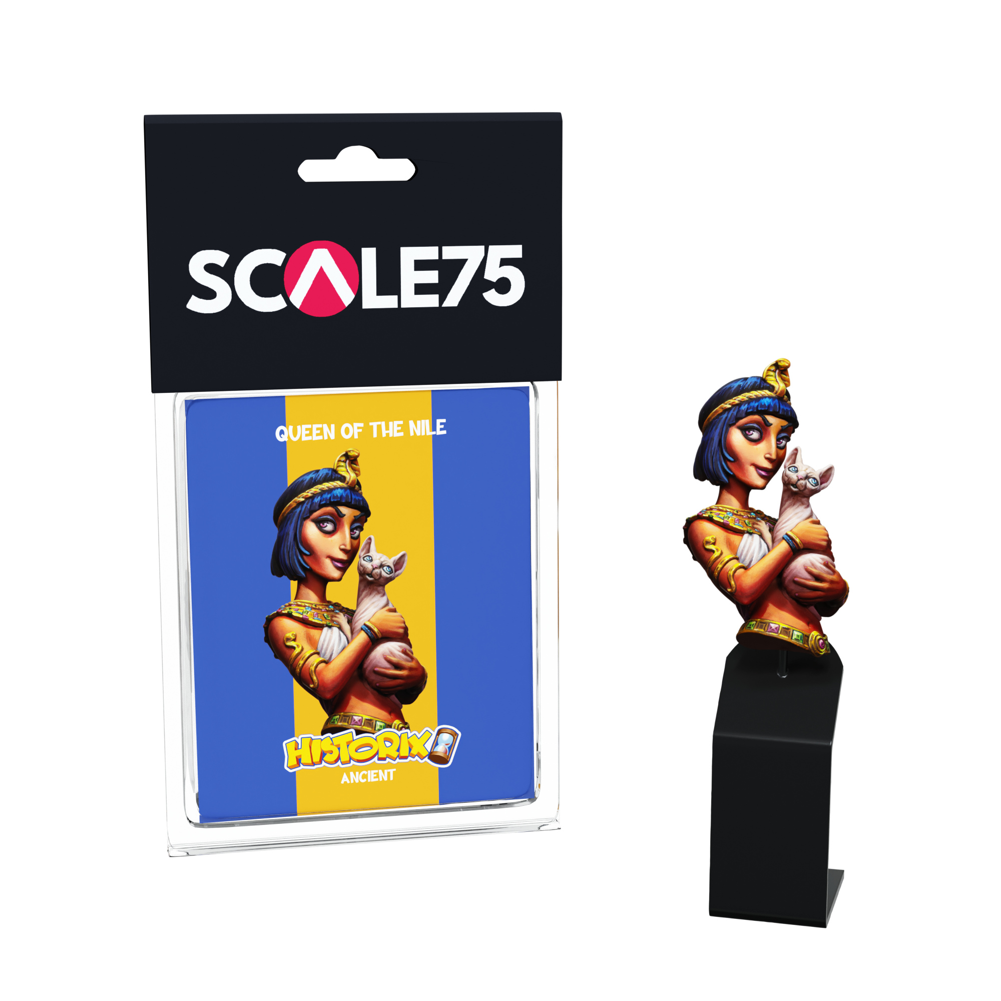 scale75-queen-of-the-nile-busto-in-resina-scala-1-12 image 1