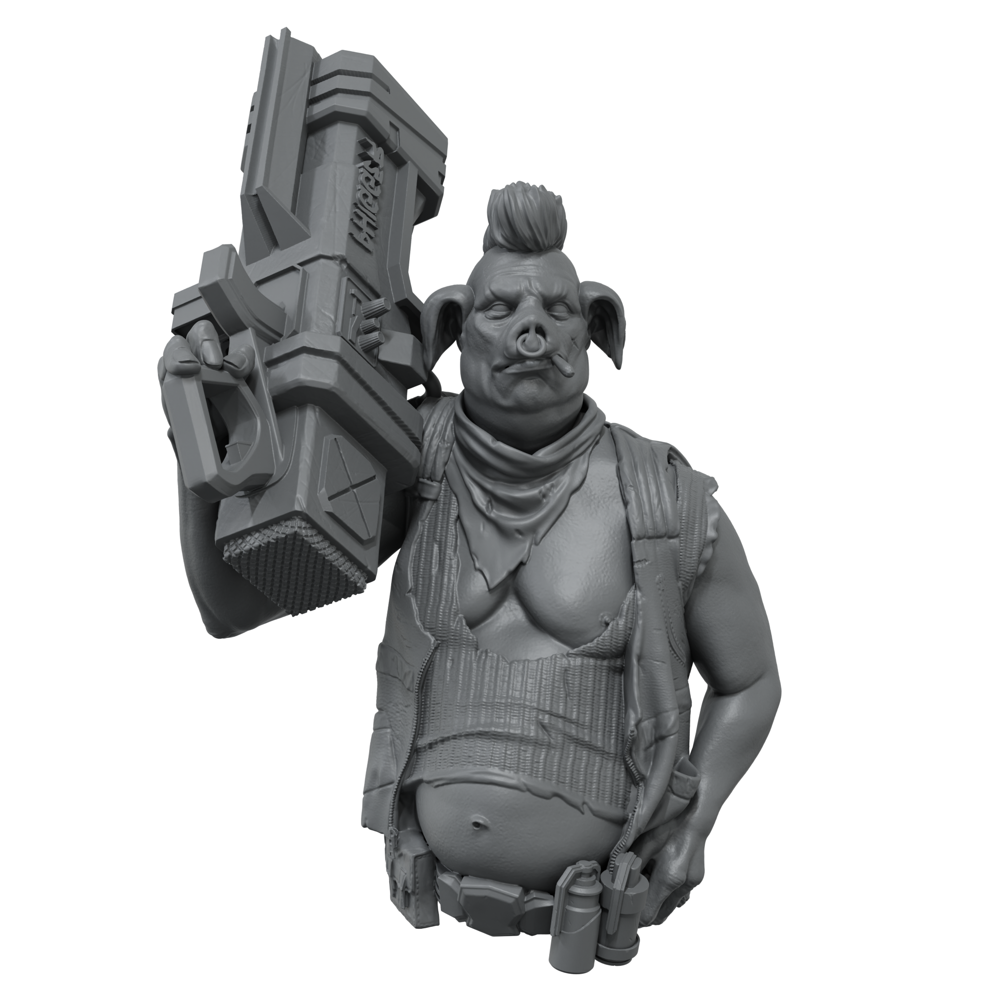 scale75-phigger-scrappers-new-age-figura-resina-1-10-da-montare-e-dipingere image 2