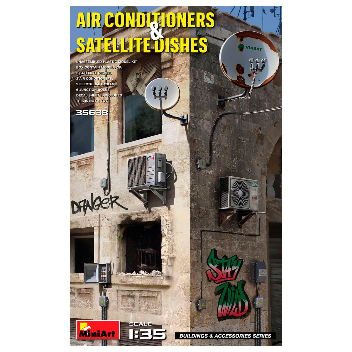 ak-interactive-1-35-air-conditioners-satellite-dishes-set-accessori-diorama image 1