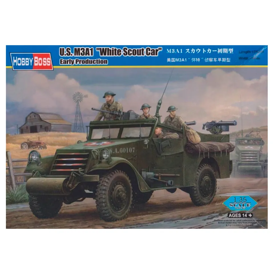 ak-interactive-m3a1-scout-car-white-early-version-1-35-kit-veicolo image 1
