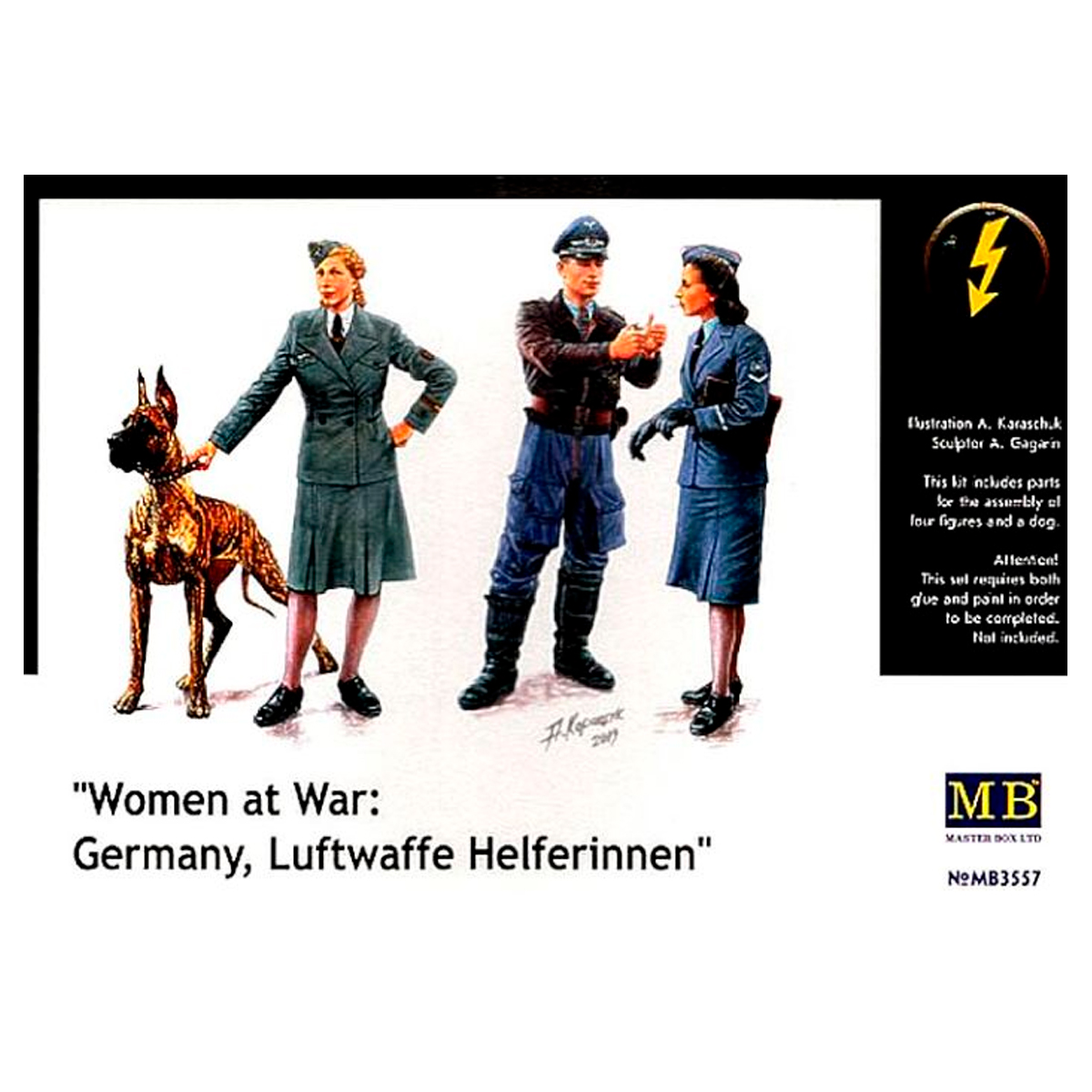 ak-interactive-women-at-war-germany-luftwaffe-helferinnen-1-35 image 1