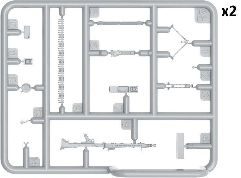 ak-interactive-1-35-german-machineguns-set-special-edition-set-di-mitragliatrici image 3
