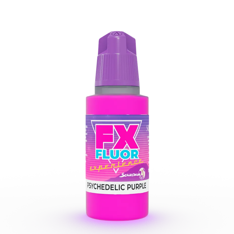 scale75-scalecolor-psychedelic-purple-pittura-acrilica-mate-uv-17-ml-viola-fluo image 1