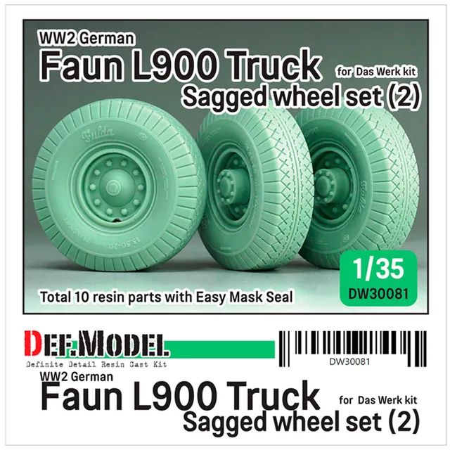 ak-interactive-ww2-german-faun-l900-truck-wheel-set-fulda-2-per-das-werk-1-35 image 1