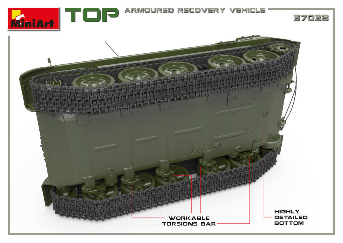 ak-interactive-top-armoured-recovery-vehicle-1-35-kit-di-modellismo-militare image 6