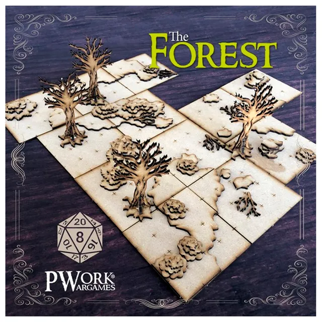 ak-interactive-mdf-fantasy-tiles-the-forest-piastrelle-sceniche-per-basette image 1