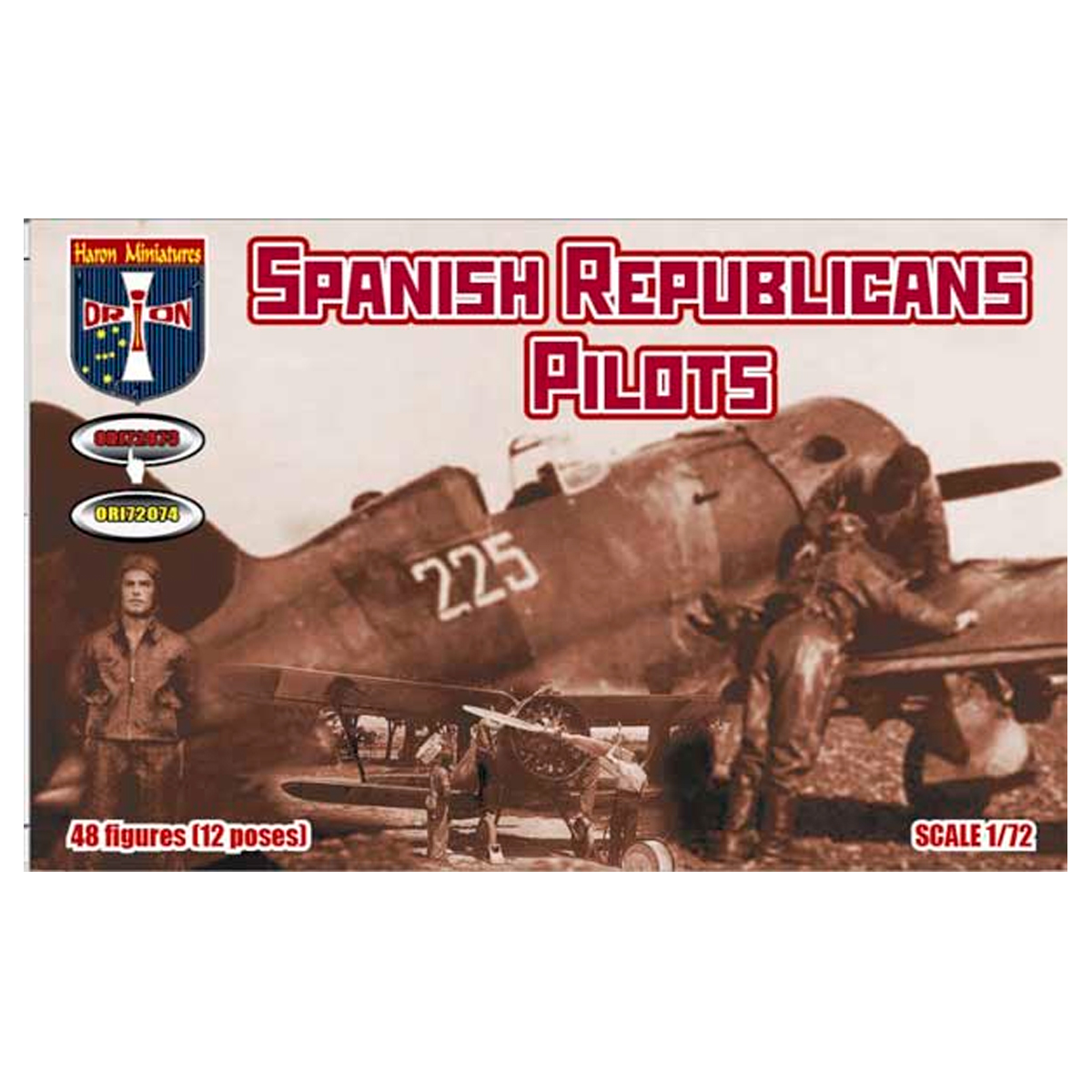 ak-interactive-1-72-pilotos-republicanos-espa-oles-set-figure-modellismo image 1