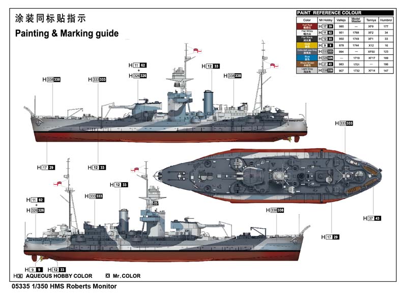 ak-interactive-1-350-hms-roberts-monitor-kit-modellismo image 2