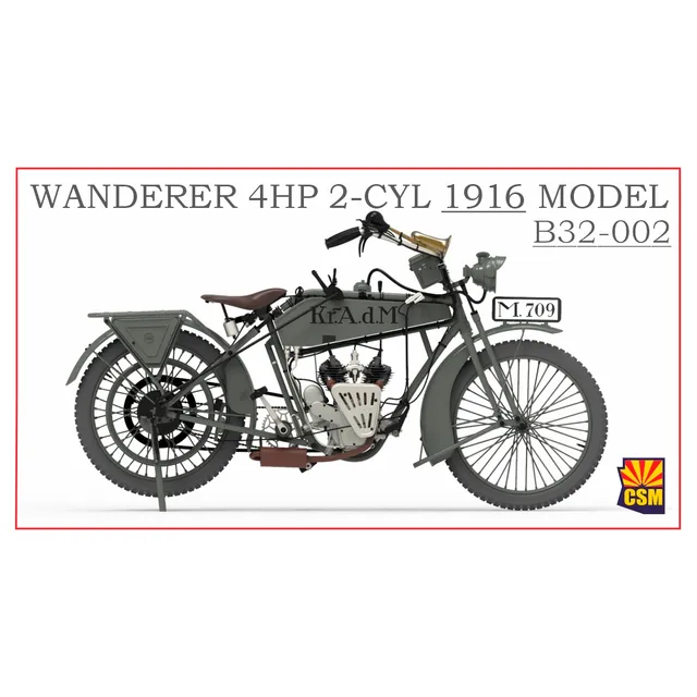 ak-interactive-wanderer-4ps-1916-kit-di-modellismo-moto-1-32 image 1