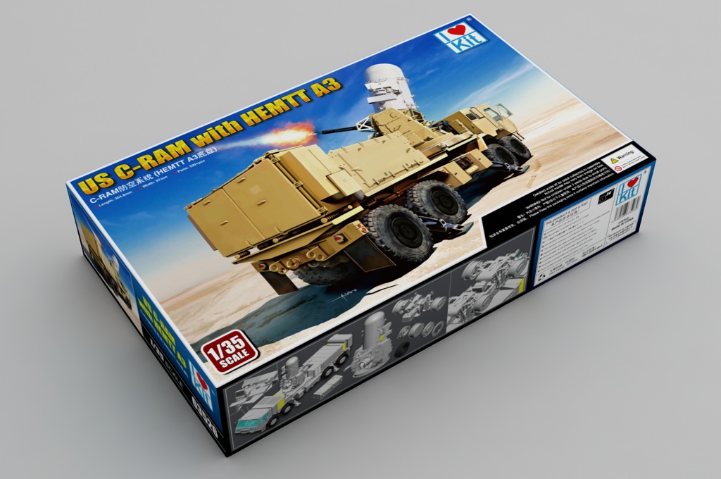 ak-interactive-us-c-ram-with-hemtt-a3-1-35-kit-camion-militare-da-costruire image 2