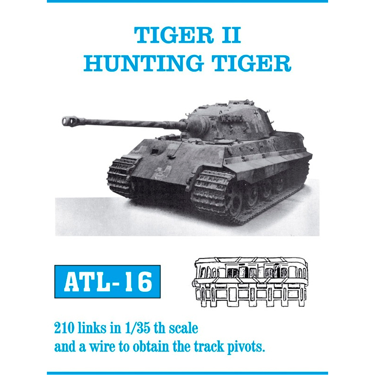 ak-interactive-1-35-metal-tracks-tiger-ii-hunting-tiger-cingoli-metallici-per-mo image 1