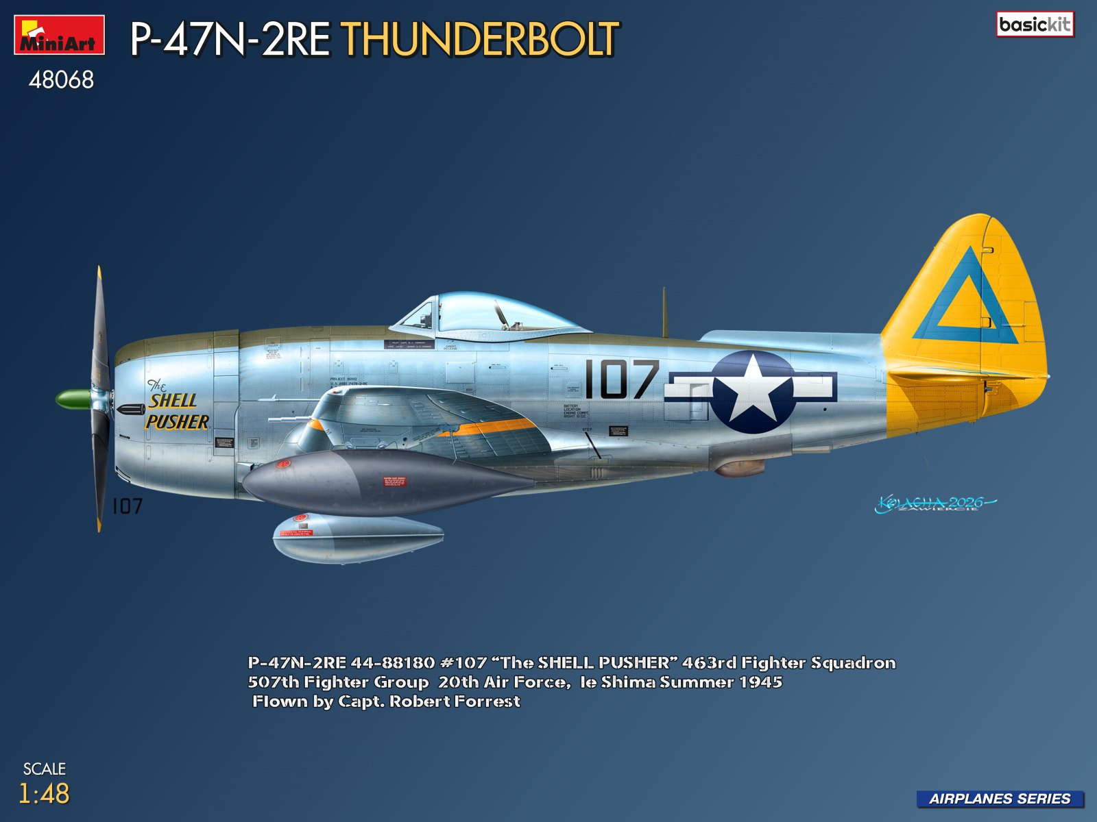 ak-interactive-p-47n-2re-thunderbolt-basic-kit-kit-aereo-1-48 image 4