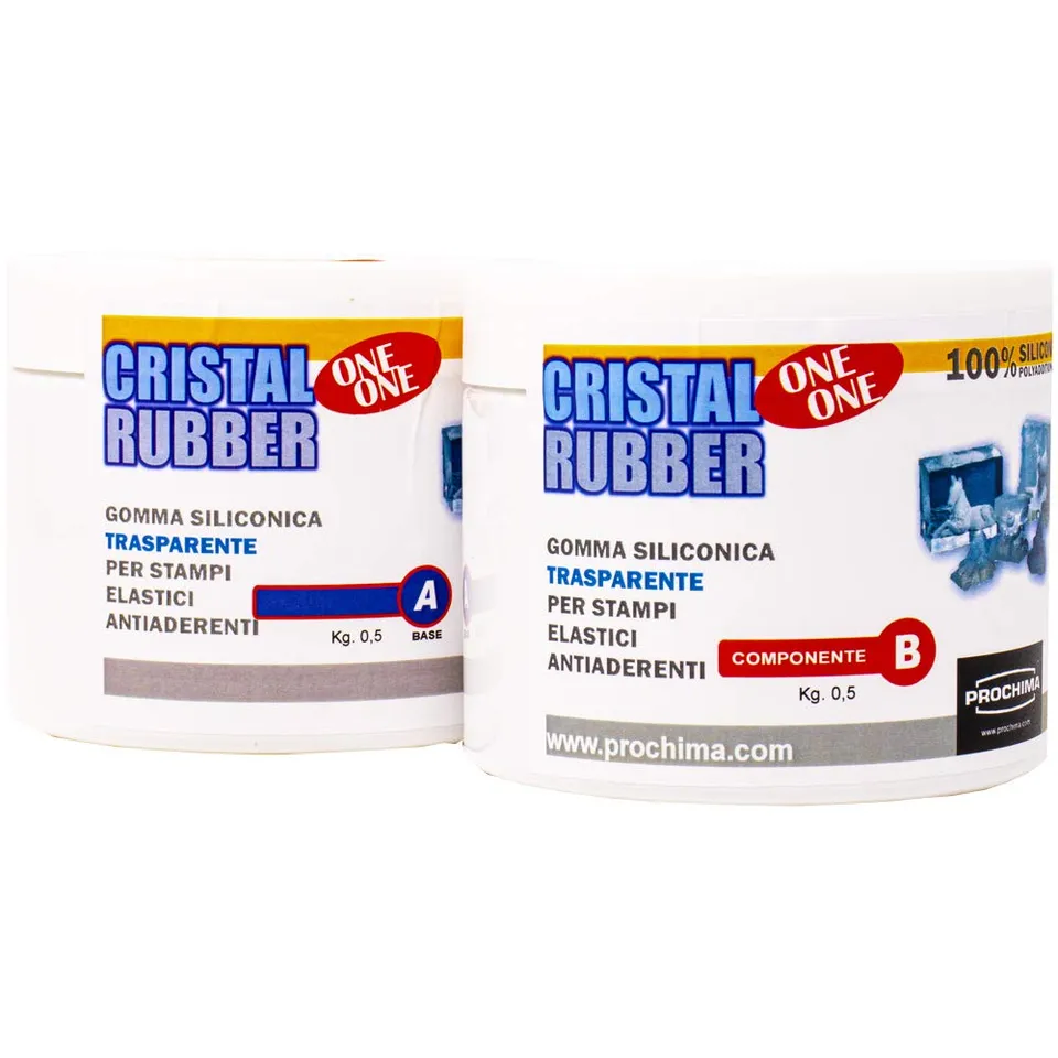 prochima-gs528c1k1-cristal-rubber-gomma-siliconica-1-1-a-b-da-1-kg image 1