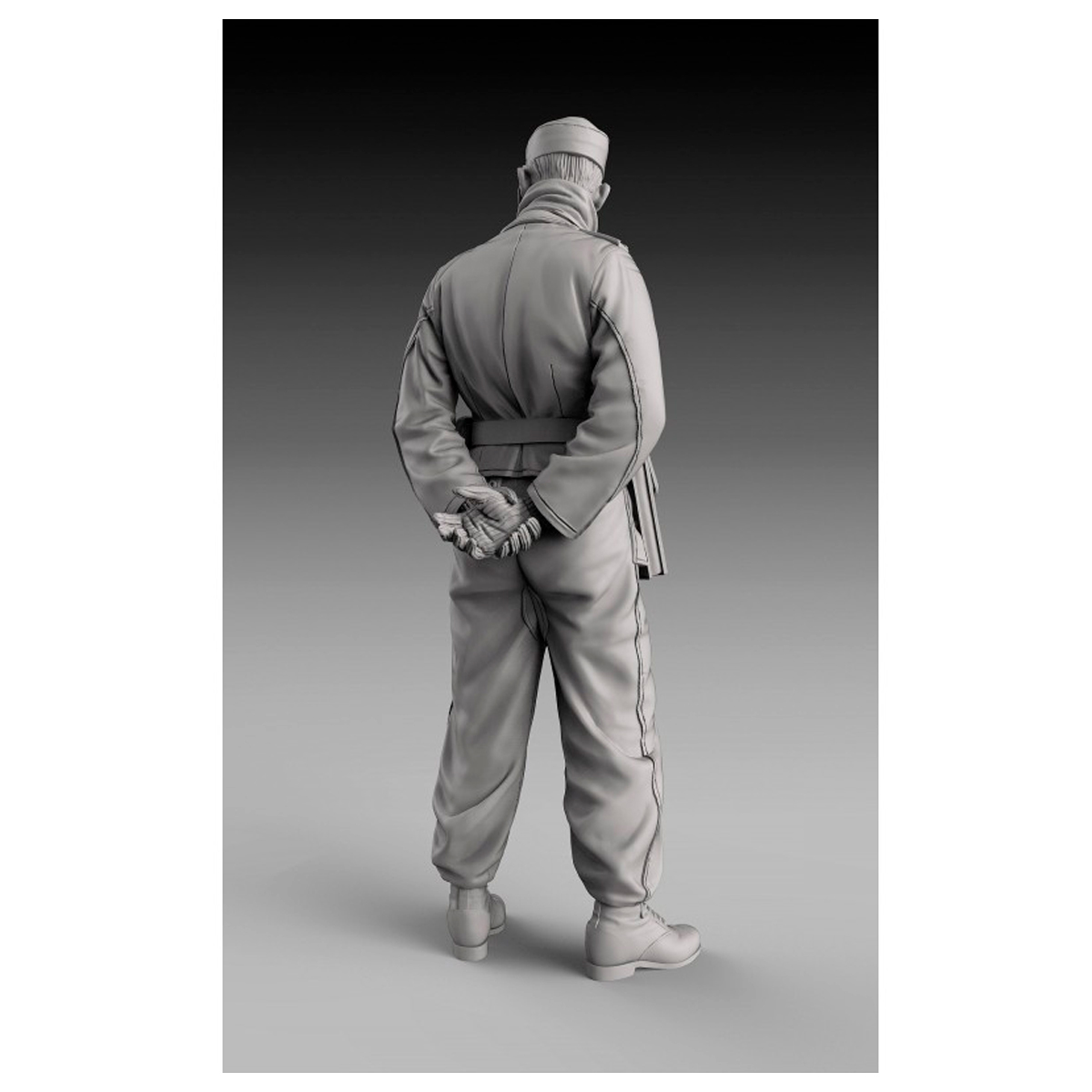 ak-interactive-german-tanker-with-arms-backward-wwii-figura-modellismo-militare- image 3