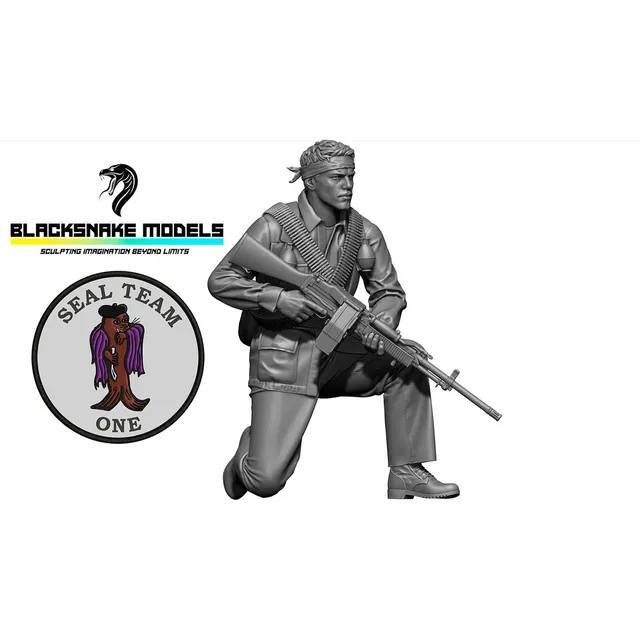 ak-interactive-1-35-seal-team-one-vietnam-pig-unexpected-guest-figura-in-resina image 1