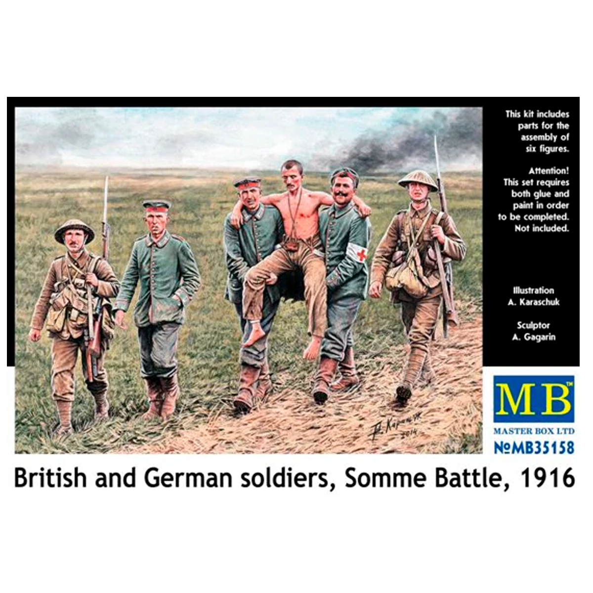 ak-interactive-british-and-german-soldiers-somme-battle-1916-soldatini-1-35 image 1