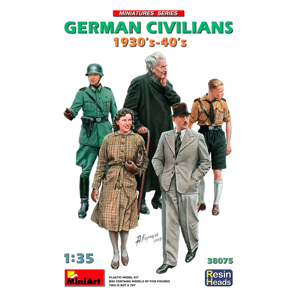 ak-interactive-1-35-teste-in-resina-per-civili-tedeschi-anni-30-40 image 1