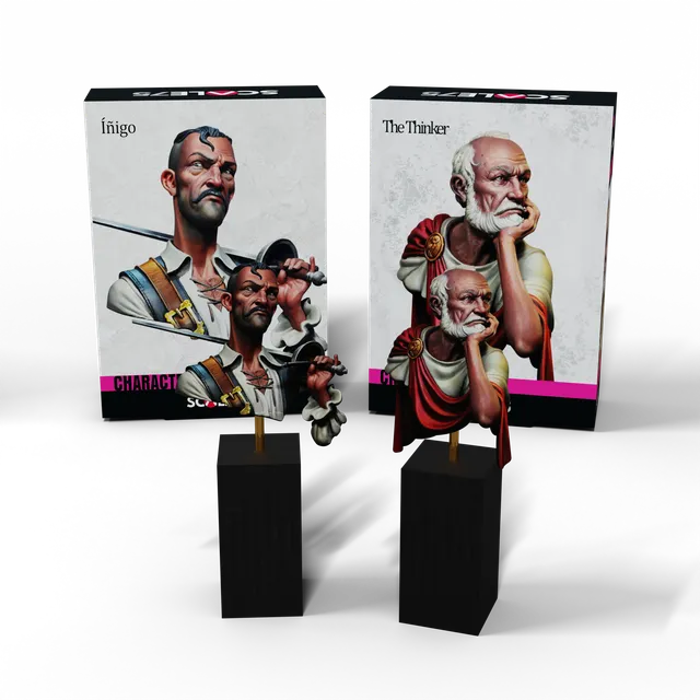 scale75-pack-characters-2-figure-fantasy-in-resina-scha-001-e-scha-002-linea-fan image 1