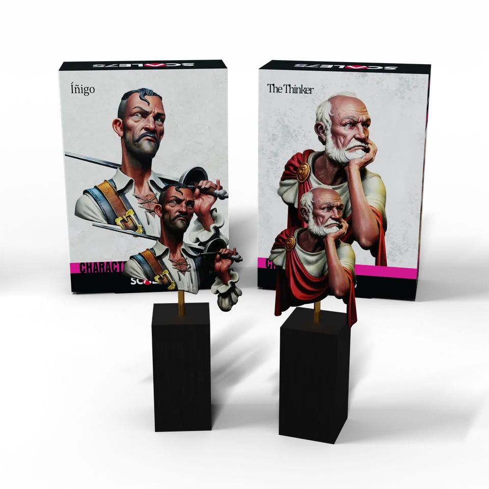 scale75-pack-characters-2-figure-fantasy-in-resina-scha-001-e-scha-002-linea-fan image 1