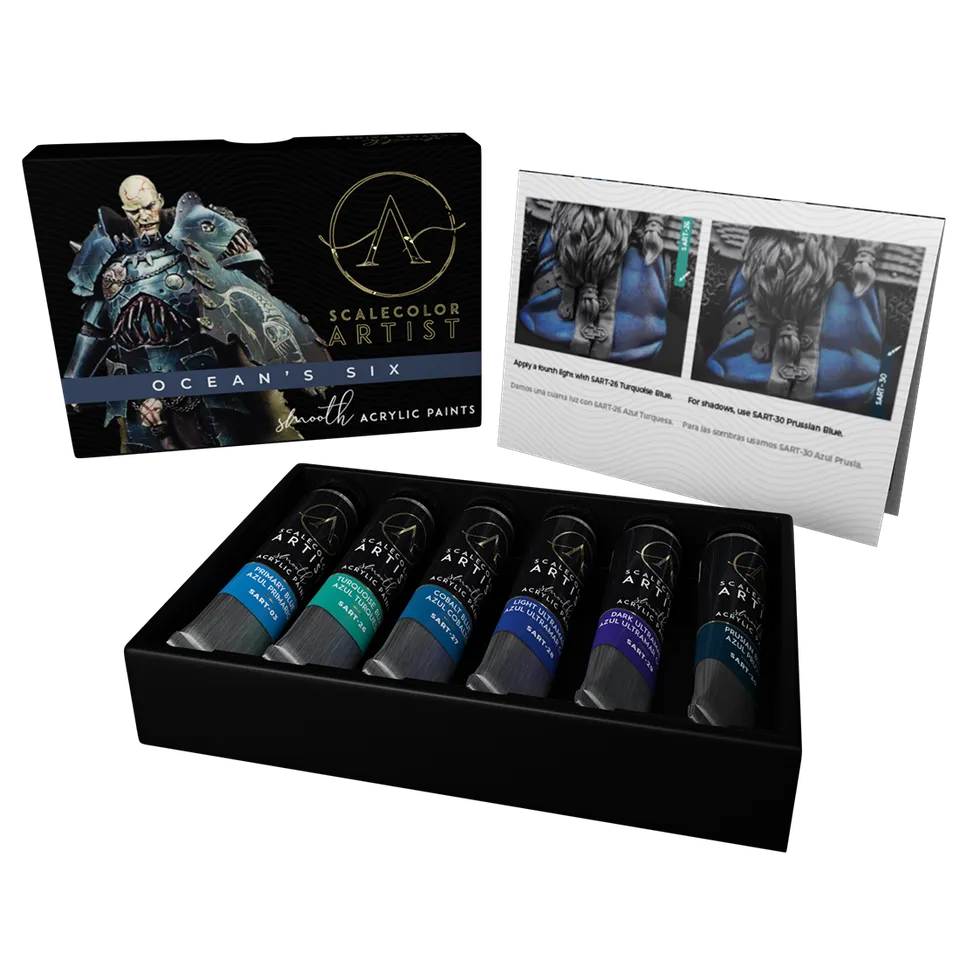scale75-scalecolor-artist-ocean-s-six-set-6-colori-acrilici-blu-per-pennello-e-a image 1