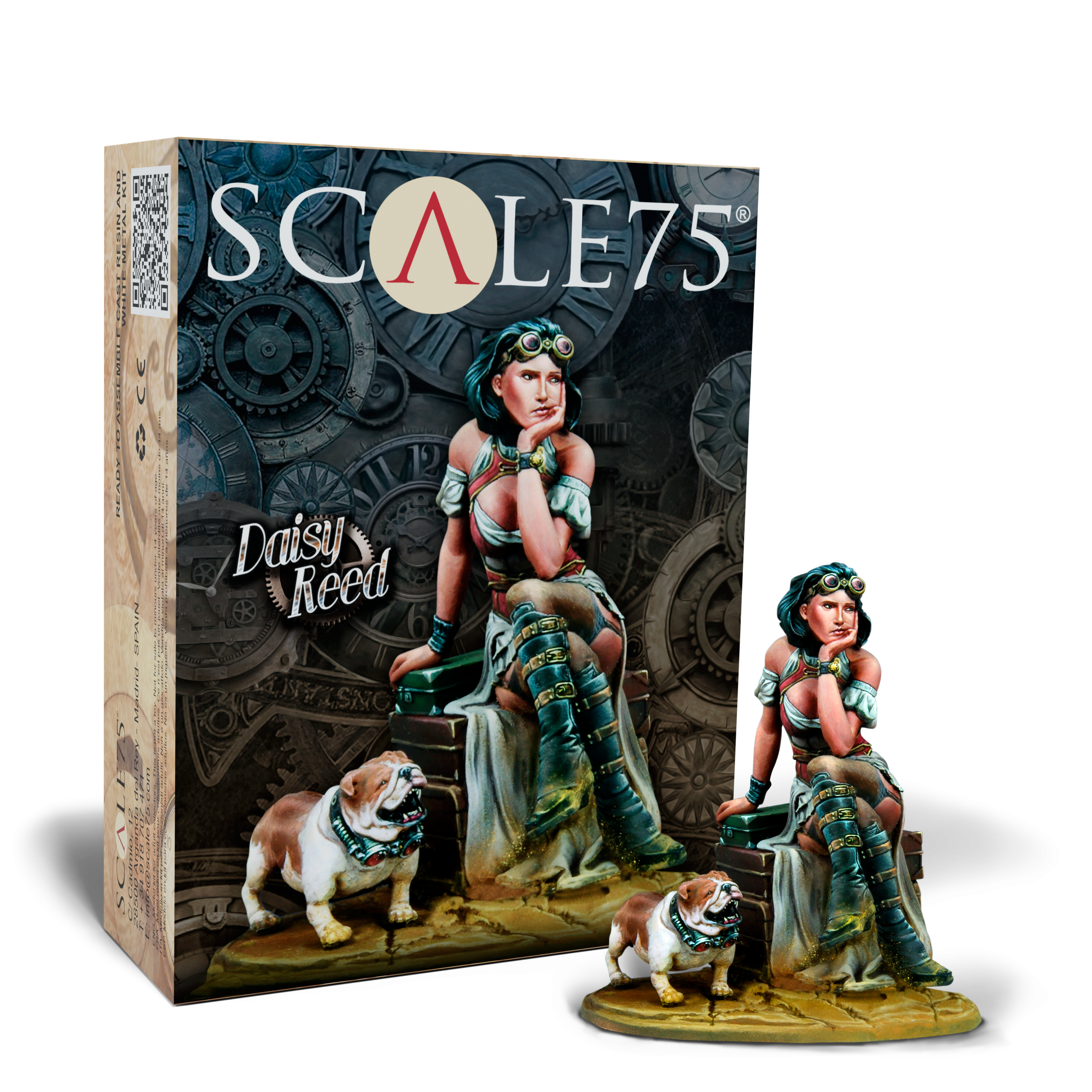 scale75-daisy-reed-75mm-steam-wars-figura-metallo-bianco image 1