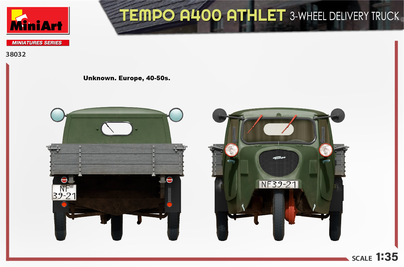 ak-interactive-tempo-a400-athlet-3-wheel-delivery-truck-kit-modellismo-1-35 image 5