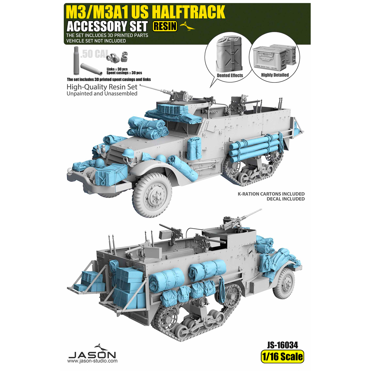 ak-interactive-set-accessori-1-16-m3-m3a1-us-halftrack image 1