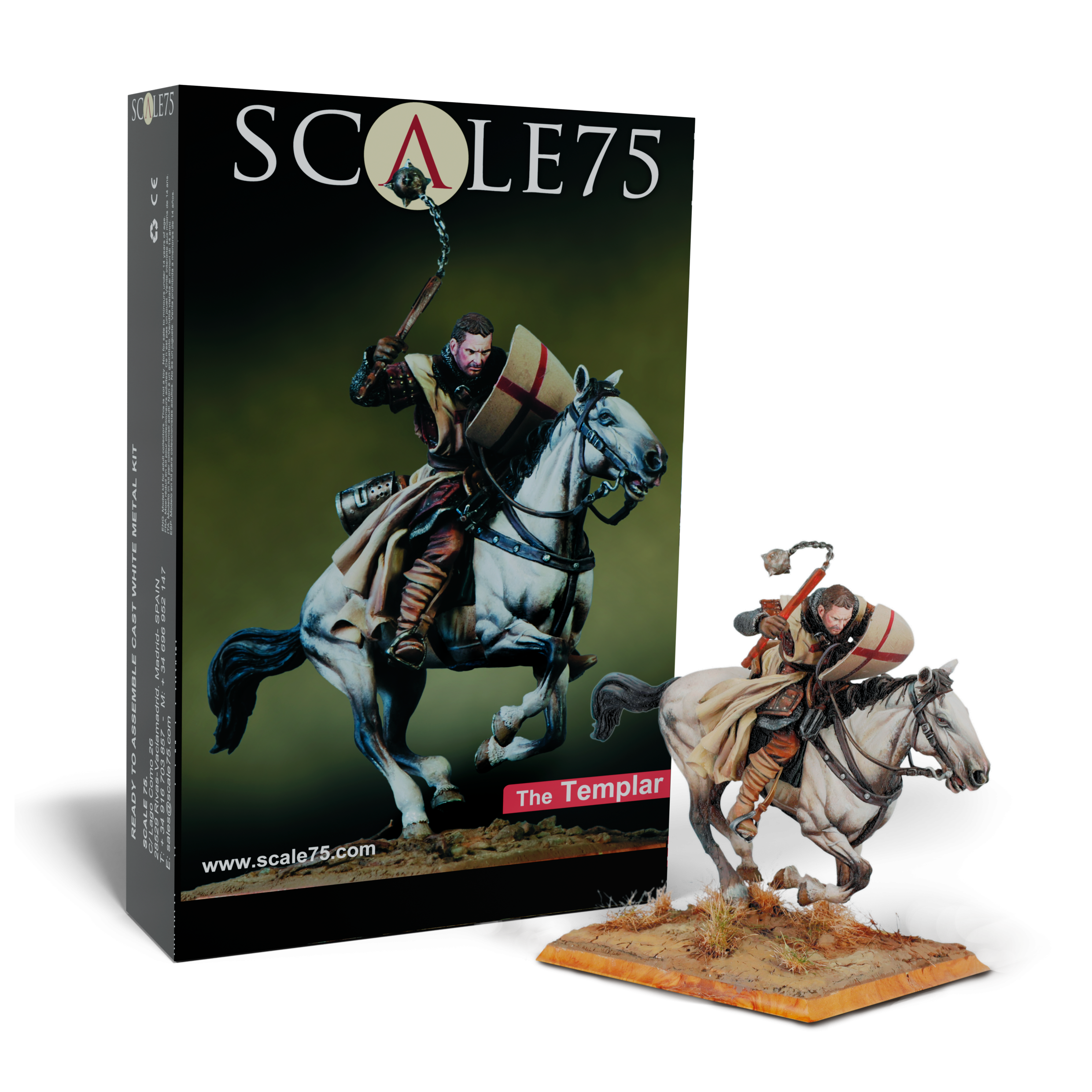scale75-warfront-the-templar-miniatura-medievale-da-costruire-e-dipingere image 1