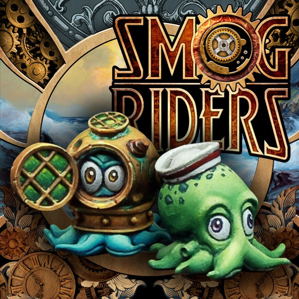 scale75-the-smog-riders-octopiti-and-rafter-miniatura-resina-35mm-chibi image 2
