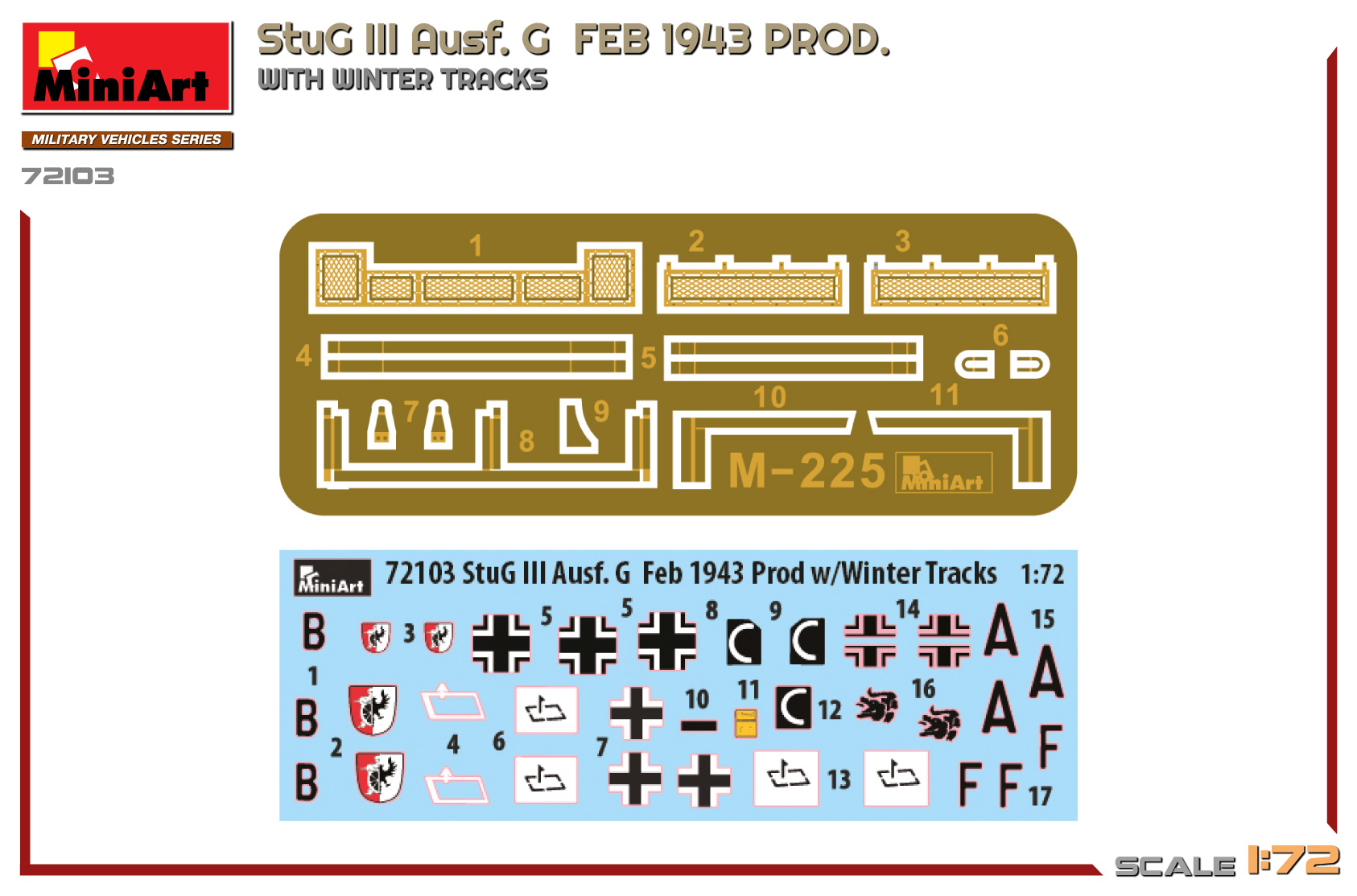 ak-interactive-1-72-stug-iii-ausf-g-feb-1943-prod-w-winter-tracks-kit-modellismo image 2