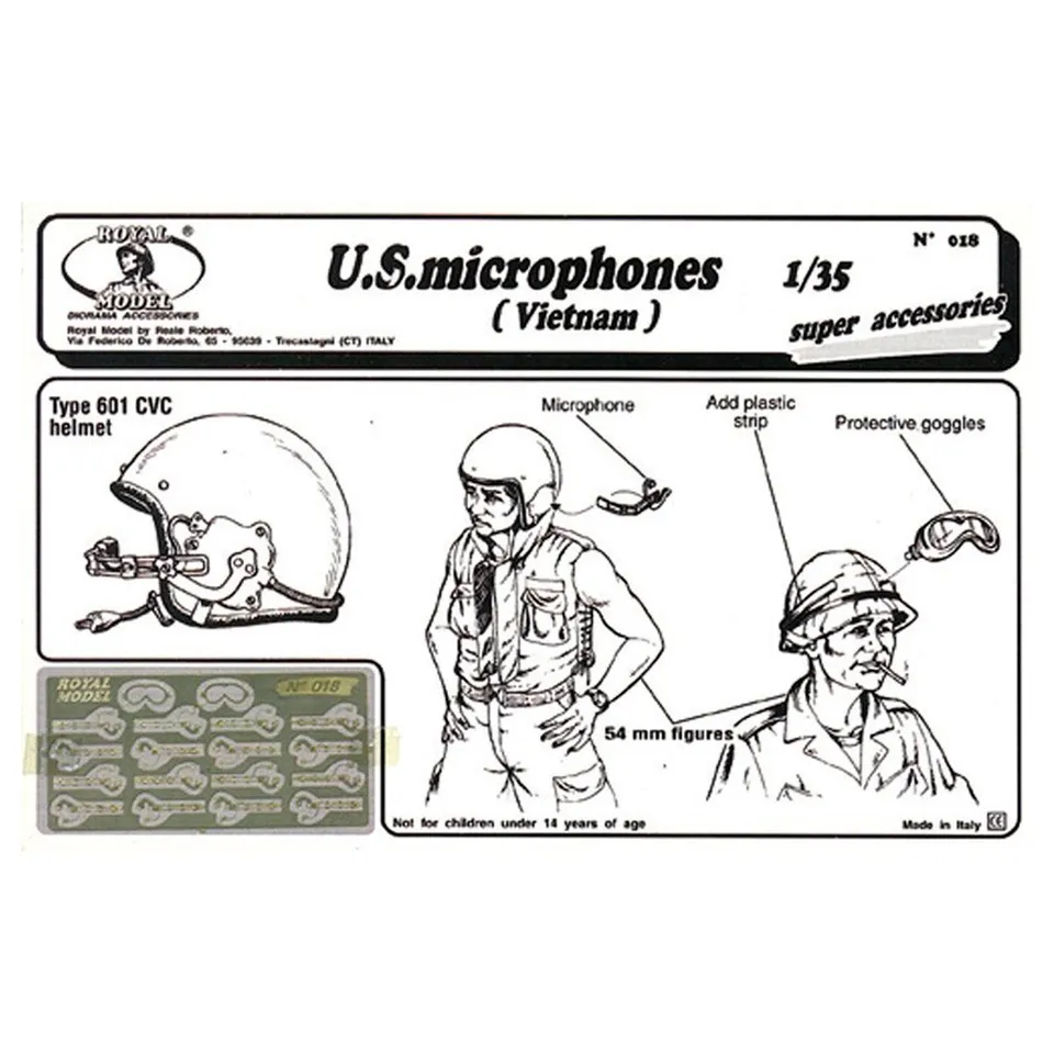 ak-interactive-u-s-microphones-vietnam-1-35-accessori-modellismo image 1