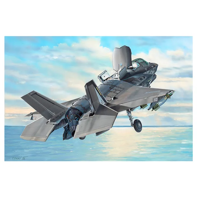 ak-interactive-f-35b-lightning-ii-1-32-kit-aereo-da-costruire-e-dipingere image 1