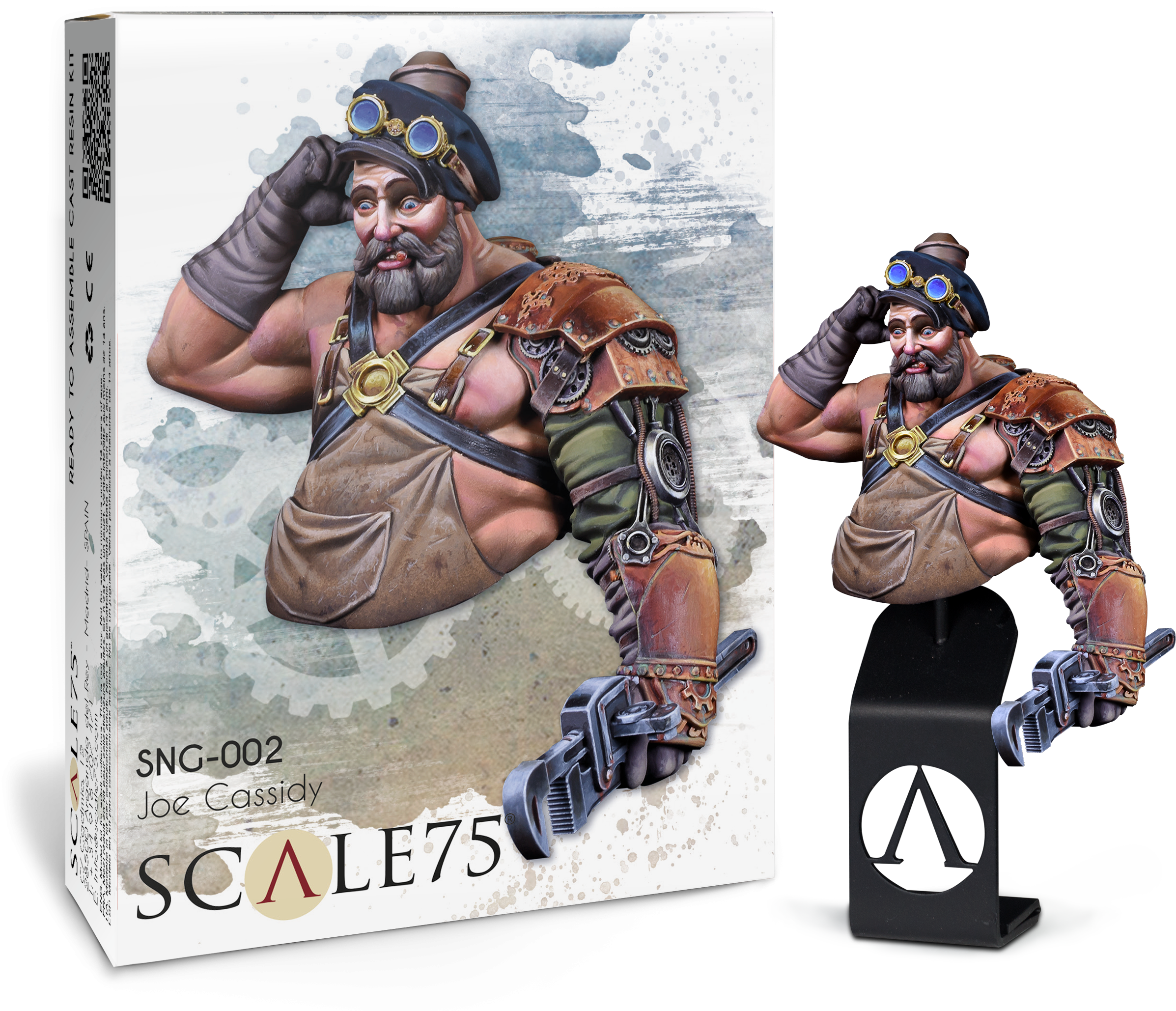 scale75-naughty-gears-joe-cassidy-miniatura-fantasy-in-resina-da-dipingere image 1
