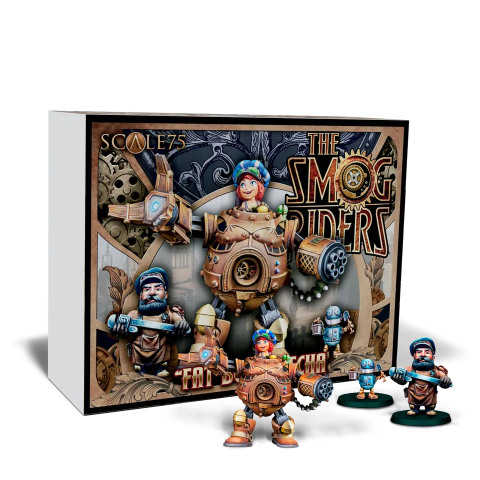 scale75-fat-bob-mecha-35mm-miniatura-chibi-smog-riders-in-resina image 1