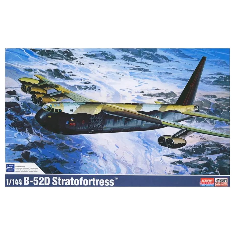 ak-interactive-b-52d-stratofortress-1-144-kit-aereo-modellismo image 1