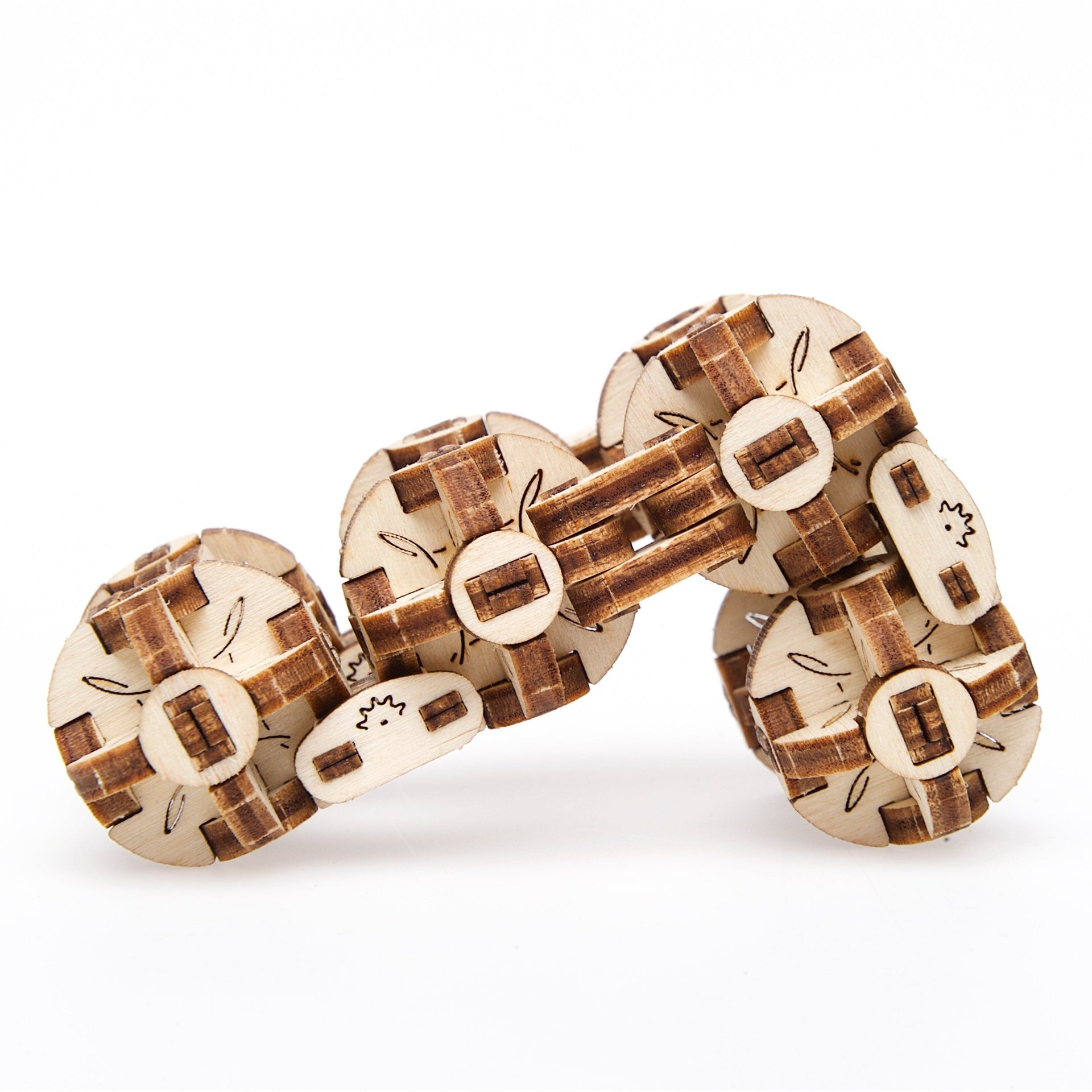 ugears-flexi-cubus-2-0-puzzle-meccanico-3d-octasphere-steampunk image 3