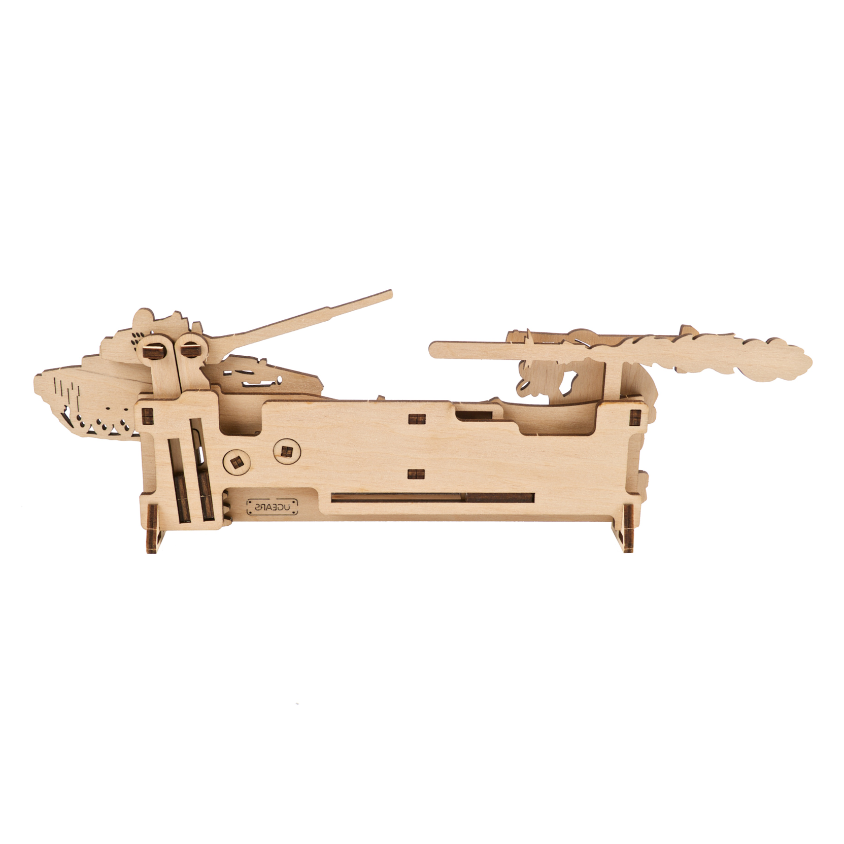 ugears-fire-and-forget-mini-modello-meccanico-in-legno-age-of-bravery-da-costrui image 3
