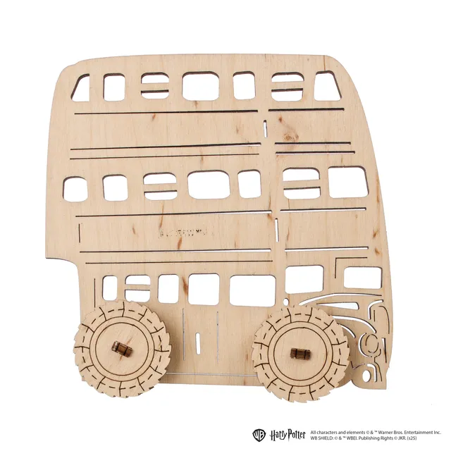 ugears-knight-bus-kit-di-modellismo-3d-da-colorare image 1