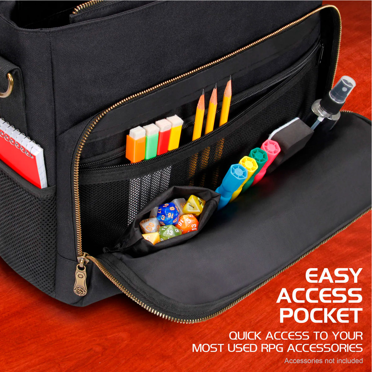 ak-interactive-enhance-tabletop-rpg-player-s-essentials-bag-borsa-messenger-per- image 5