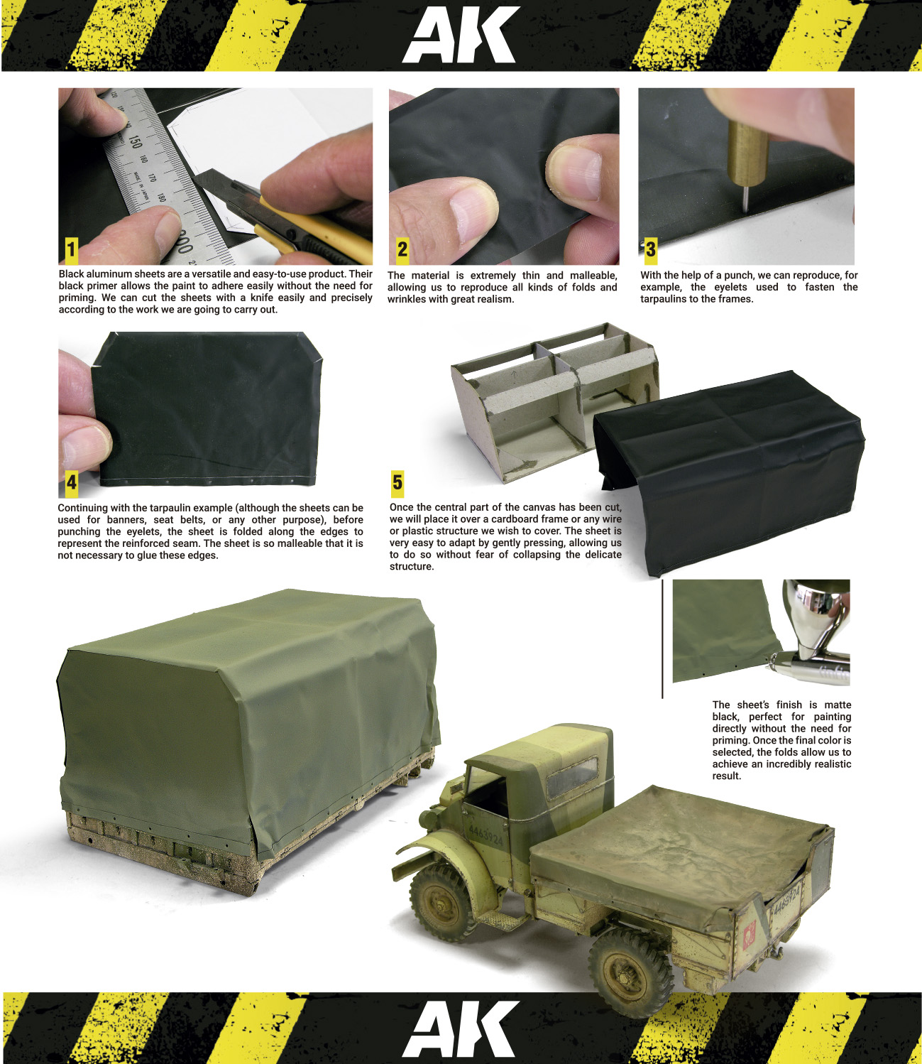 ak-interactive-lamina-di-alluminio-nero-150-m-200x250-mm-foglio-per-modellismo image 2