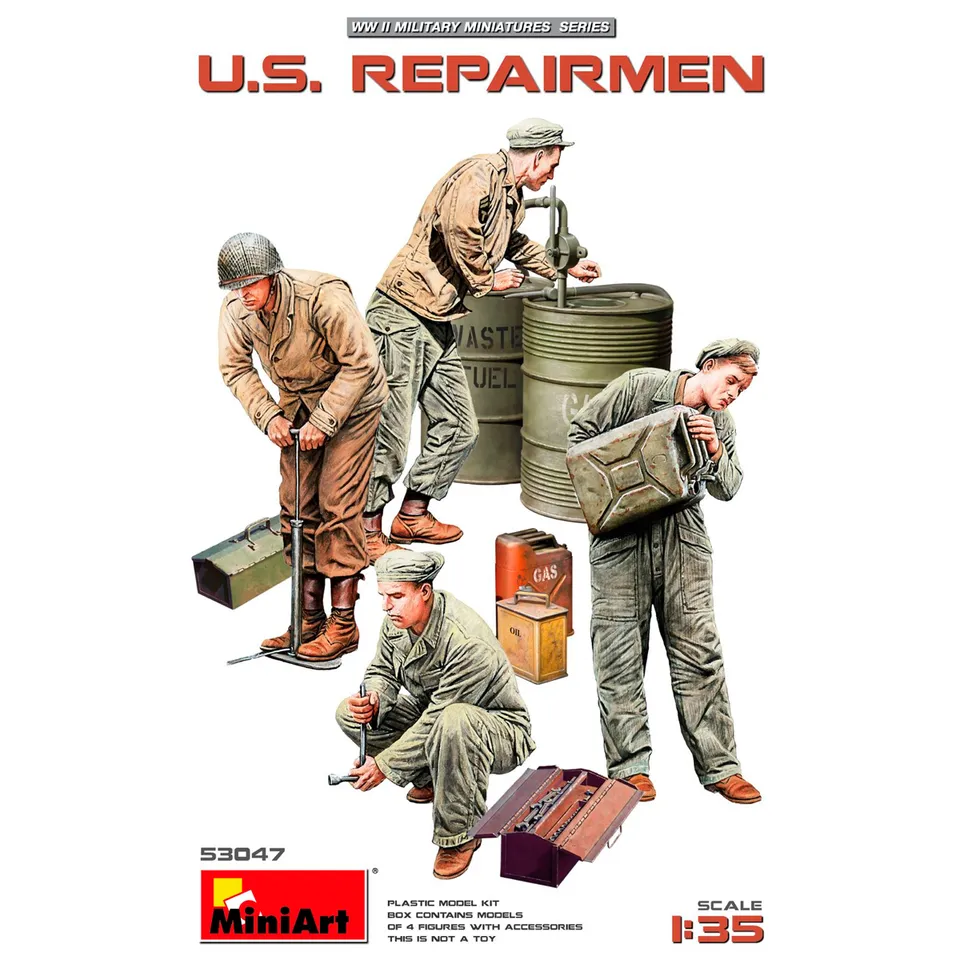 ak-interactive-1-35-u-s-repairmen-kit-figure-militari-in-scala image 1